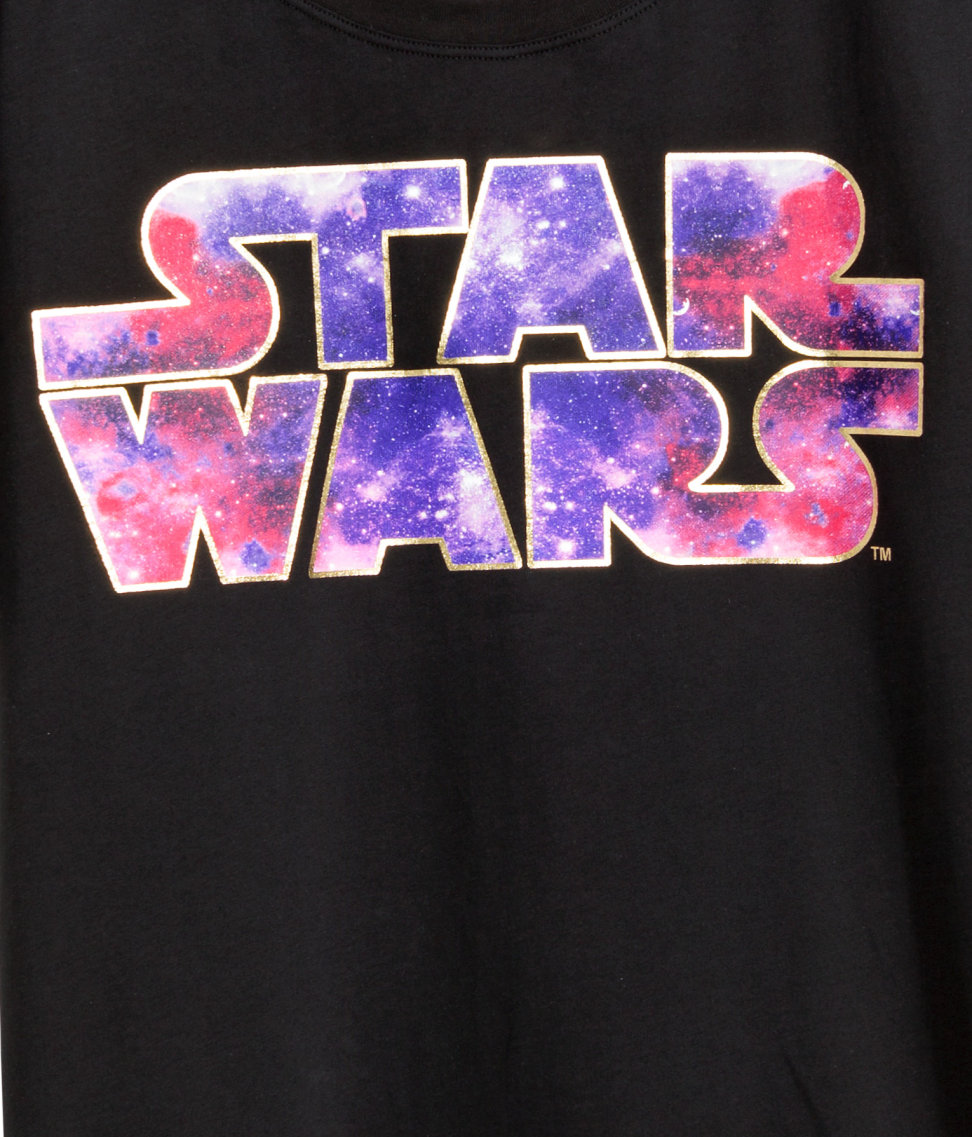 New longline Star Wars logo t-shirt - The Kessel Runway